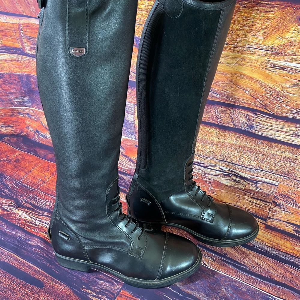 Horze Girls Tall Field Boots Size 4 EU 36